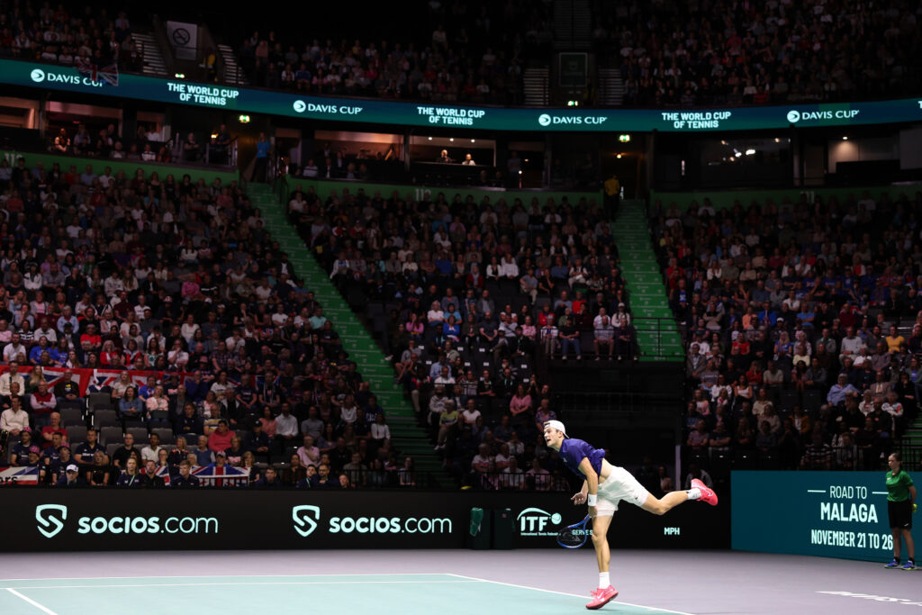 023 Davis Cup Finals Group Stage 760173 Jack Draper Of Great Britain Getty Images For ITF